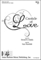 Canticle of Love SSA choral sheet music cover